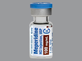 MEPERIDINE 100 MG/ML VIAL