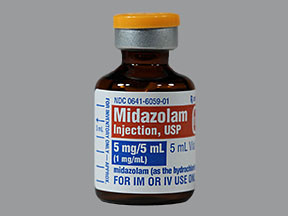 MIDAZOLAM HCL 5 MG/5 ML VIAL