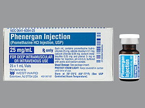 PHENERGAN 25 MG/ML VIAL