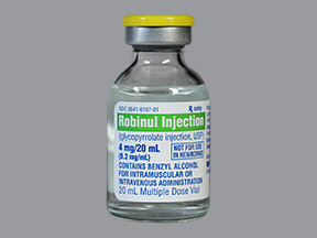 ROBINUL 4 MG/20 ML VIAL