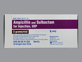AMPICILLIN-SULBACTAM 3 GM VIAL