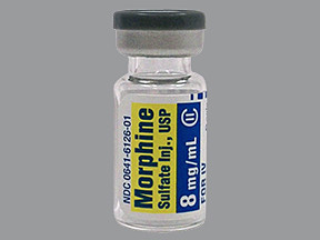 MORPHINE SULFATE 8 MG/ML VIAL