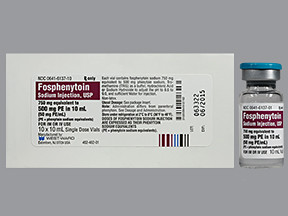 FOSPHENYTOIN 500 MG PE/10 ML