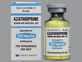 AZATHIOPRINE SOD 100 MG VIAL