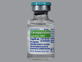 GLYCOPYRROLATE 4 MG/20 ML VIAL