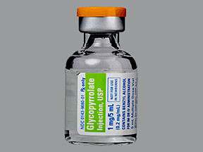 GLYCOPYRROLATE 1 MG/5 ML VIAL