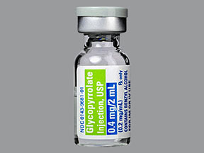 GLYCOPYRROLATE 0.4 MG/2 ML VL