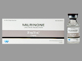 MILRINONE LACT 20 MG/20 ML VL