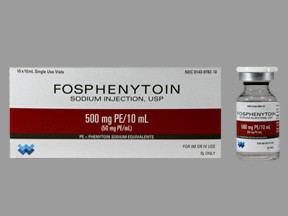 FOSPHENYTOIN 500 MG PE/10 ML