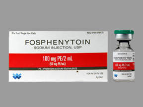 FOSPHENYTOIN 100 MG PE/2 ML VL