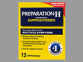 PREPARATION H SUPPOSITORY