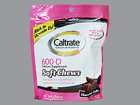 CALTRATE 600 + D SOFT CHEW TAB