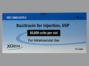 BACITRACIN 50,000 UNIT VIAL