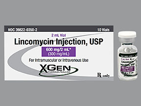 LINCOMYCIN HCL 600 MG/2 ML VL