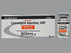 LINCOMYCIN HCL 3 GM/10 ML VIAL