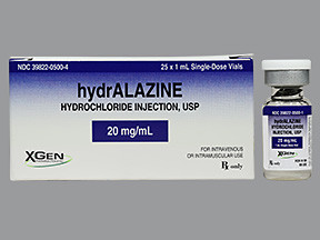 HYDRALAZINE 20 MG/ML VIAL