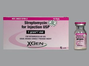 STREPTOMYCIN SULF 1 GM VIAL