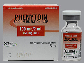 PHENYTOIN 100 MG/2 ML VIAL