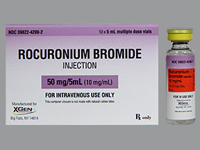 ROCURONIUM 50 MG/5 ML VIAL