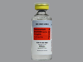 ROCURONIUM 100 MG/10 ML VIAL