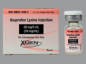 IBUPROFEN LYSINE 20 MG/2 ML VL