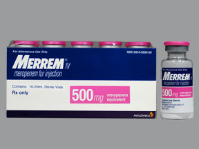 MERREM IV 500 MG VIAL