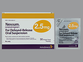 NEXIUM DR 2.5 MG PACKET