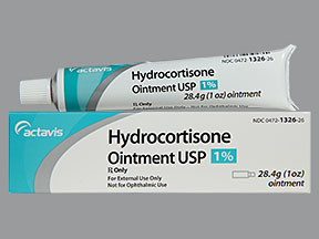 Hydrocortisone 1% Ointment - White Ointment Actavis Pharma/ 00472132626