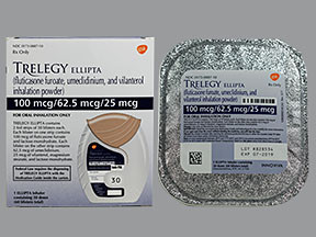 Trelegy Ellipta 100 62 5 25 Blister With Inhalation Device Trelegy Ellipta 100 62 5 25 Blister With Inhalation Device